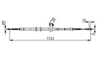 BOSCH 1987482268 - Cable de accionamiento, freno de estacionamiento