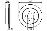 BOSCH 0986478487 - Disco de freno