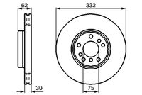 BOSCH 0 986 478 973 - Disco de freno