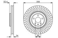 BOSCH 0 986 479 748 - Disco de freno