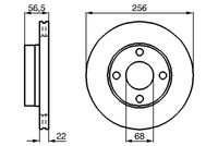 BOSCH 0986478550 - Disco de freno