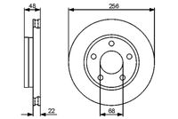 BOSCH 0986479463 - Disco de freno