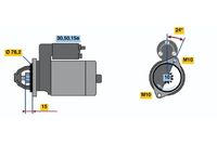 BOSCH 0 986 010 020 - Motor de arranque