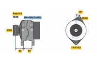 BOSCH 0 986 081 420 - Alternador