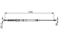 BOSCH 1987482584 - Cable de accionamiento, freno de estacionamiento