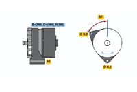 BOSCH 0 120 469 585 - Alternador