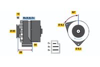 BOSCH 0 986 030 580 - Alternador