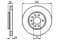 BOSCH 0986478717 - Disco de freno