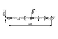 BOSCH 1987481102 - Tubo flexible de frenos