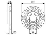 BOSCH 0986479B11 - Disco de freno