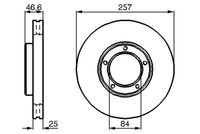 BOSCH 0986478397 - Disco de freno