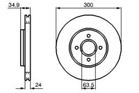 BOSCH 0 986 479 048 - Disco de freno