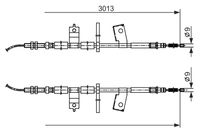 BOSCH 1987482585 - Cable de accionamiento, freno de estacionamiento