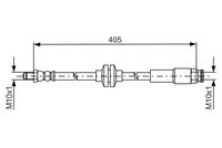 BOSCH 1987481671 - Lado de montaje: Eje trasero<br>Longitud [mm]: 200<br>