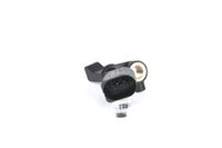 BOSCH 0986594502 - Lado de montaje: Eje delantero, derecha<br>Tipo de sensor: Sensor activo<br>Artículo complementario / información complementaria 2: sin cable<br>Longitud total [mm]: 61<br>Rango temperatura desde [°C]: -40<br>rango temperatura hasta [°C]: 150<br>