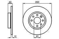 BOSCH 0986478386 - Disco de freno