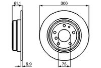 BOSCH 0986478321 - Disco de freno