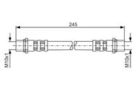 BOSCH 1987476904 - Tubo flexible de frenos