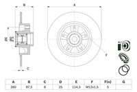 BOSCH 0986479E79 - Disco de freno