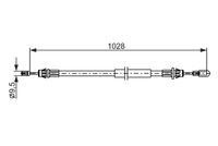 BECA CABLES 2001482 - Cable de accionamiento, freno de estacionamiento