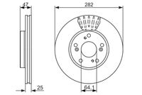 BOSCH 0986479686 - Disco de freno