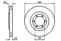 BOSCH 0986478437 - Disco de freno