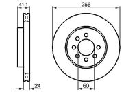 BOSCH 0986478286 - Disco de freno