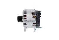 BOSCH 1986A00883 - Tensión [V]: 14<br>Corriente de carga alternador [A]: 140<br>Tipo de sujeción: Brazo oscilante doble<br>Modelo de alternador: excl. bomba vacío<br>Distancia de polea a alternador [mm]: 39,5<br>Sentido de giro: Sentido de giro a la derecha (horario)<br>Poleas: con polea de rueda libre<br>Número de canales: 6<br>poleas - Ø [mm]: 49<br>Pinza: B+(M8),L,DFM<br>ID del modelo de conector: PL61<br>Longitud [mm]: 182<br>extensión de reparación recomendada: correas trapezial, poli V<br>