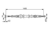 BOSCH 1 987 477 376 - Cable de accionamiento, freno de estacionamiento