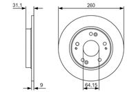 BOSCH 0986479V21 - Disco de freno