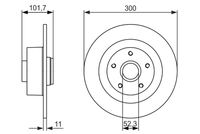 BOSCH 0986479573 - Disco de freno