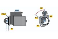 BOSCH 0 001 110 025 - Motor de arranque