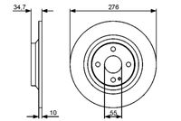 BOSCH 0 986 479 473 - Disco de freno