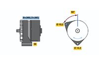 BOSCH 0 120 469 744 - Alternador