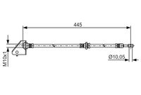 BOSCH 1987481497 - Tubo flexible de frenos