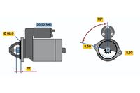 BOSCH 0 001 107 401 - Motor de arranque