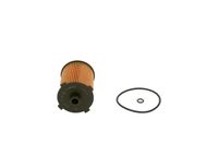 BOSCH F026407152 - Tipo de filtro: Cartucho filtrante<br>Altura [mm]: 105<br>Diámetro exterior [mm]: 73<br>Material junta: NBR (caucho nitril butadieno)<br>Diámetro de junta tórica [mm]: 22<br>Peso [kg]: 0,079<br>Artículo complementario/Información complementaria: con juntas<br>