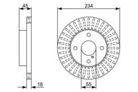 BOSCH 0986479V65 - Disco de freno