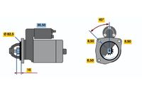 BOSCH 0 986 010 280 - Motor de arranque