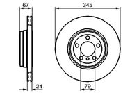 BOSCH 0986479005 - Disco de freno