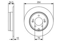 BOSCH 0 986 479 T49 - Disco de freno