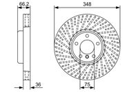 BOSCH 0986479W19 - Disco de freno