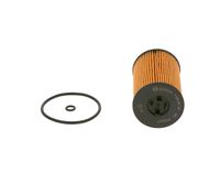 BOSCH F026407157 - Tipo de filtro: Cartucho filtrante<br>Altura [mm]: 104<br>Diámetro exterior [mm]: 65<br>Peso [kg]: 0,05<br>Artículo complementario/Información complementaria: con juntas<br>