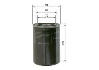 BOSCH 0986452001 - Filtro de aceite