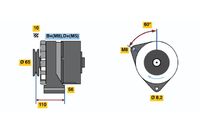 BOSCH 0 120 489 363 - Alternador