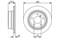 BOSCH 0986479496 - Disco de freno