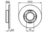 BOSCH 0 986 478 755 - Disco de freno