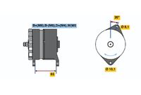 BOSCH 0 120 468 140 - Alternador
