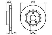 BOSCH 0986478293 - Disco de freno