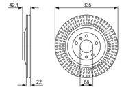 BOSCH 0986479591 - Disco de freno